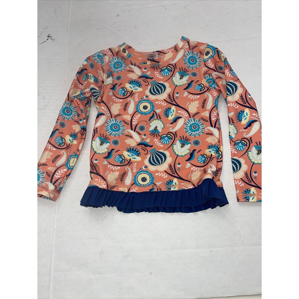 Ruffle Butts Girls Sz. 4T Long Sleeve Rashguard. Mm80